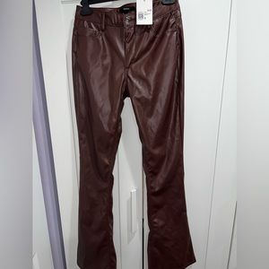 NEW Brown Leather Pants